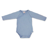 Soy Organic Kimono Bodysuit in Sky Blue