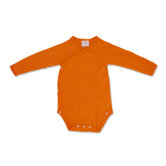 Soy Organic Kimono Bodysuit in Tangerine
