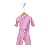 Soy Organic Kimono Set in Cotton Candy Pink