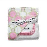 Hooded Towel Set in Tag Pink