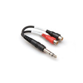 0.25" TRSM to Dual RCAF Y Cable