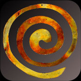 Cosmic Spiral Ornament