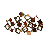 Abstract Squares Metal Wall Art