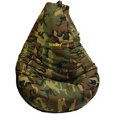 Monogram Camo Tear Drop Bean Bag Lounger