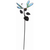 Dragonfly 1 LED Solar Light in Rust