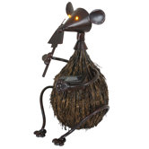 Light Mouse 2 Solar Light in Brown