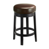 Cedric Bonded Leather Swivel Stool