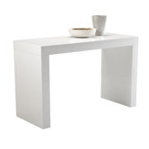 Faro High Gloss C-Shape Counter Table