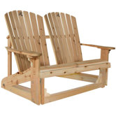 Andirondack Loveglider Garden Bench
