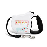Avant Garde My Heart Races Retractable Dog Leash