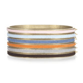White Oak Suede Vicki Bangle Bracelet
