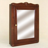 Kensington Recessed Bathroom Medicine Cabinet in Cinnamon