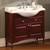 Windsor 26", 30", 34" or 38" Narrow Depth Bathroom Vanity