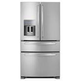 25 cu. ft. Energy Star Qualified 4-Door French Door Refrigerator