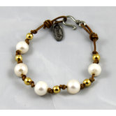 Full Circle Pearl Bracelet