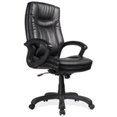 High-Back Leather Executive Chair