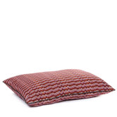 Wave Print Pillow Dog Bed