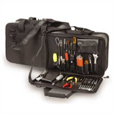 680 Large Capacity Triple Section Zipper Case: 8" H x 18" W x 12" D