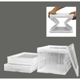17.5 Quart Collapsible Crate (4 Pack)