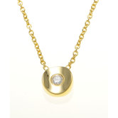 Disc-O-Ball Solitaire Necklace