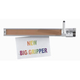 2" Display Rail with Paper Gripper