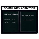 Outdoor Enclosed Directory Cabinet with Header