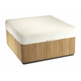 Bronzewood Fabric Storage Ottoman