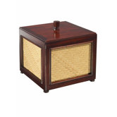 Woven Rattan Ice Bucket