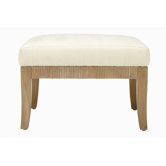 Sasha Leather Ottoman