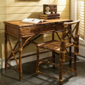 Coastal Chic English Desk with Chair Set