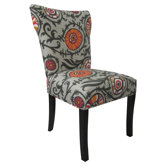 Willard Cotton Wingback Cotton Slipper Chair (Set of 2)