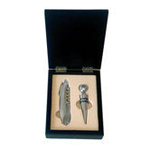 Corkscrew and Bottle Stopper Set