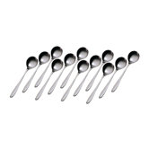 Alpha 12 Piece Round Soup Spoons