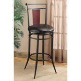 Midtown 25" Swivel Wood Back Counter Stool