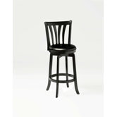 Savana Swivel Counter Stool in Black