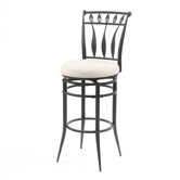 Hudson 30" Swivel Bar Stool with Stone Fabric