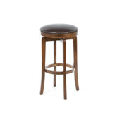 Brendan Backless Bar Stool in Brown Cherry