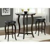 Wilmington 3 Piece Bar Height Bistro Set