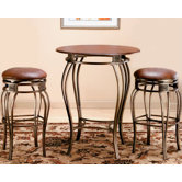 Montello Pub Table with 30" Backless Bar Stools