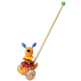 Rapping Kangaroo Sound Producing Push Toy