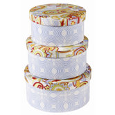 Dynasty Round Boxes (Set of 3)