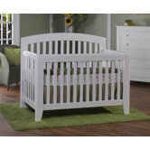 Gala Convertible Crib Set in White