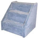 Bear's Stairs Three-Step Mini Carpeted Pet Stairs