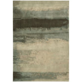 CK10 Luster Wash Light Green Scene Rug