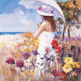 Spring Time Oil Painting