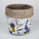 Flower Patchwork Pot