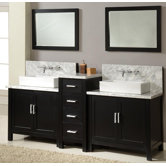 Horizon 84" Double Bathroom Vanity