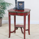 Crimson End Table