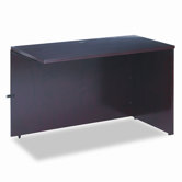 Rich Wood Veneer 29" H x 48" W Right Desk Return