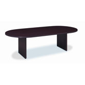 Oval Conference Table Top, 96w x 48d, Mahogany